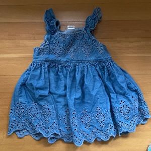 Baby gap denim dress, EUC, 6-12m